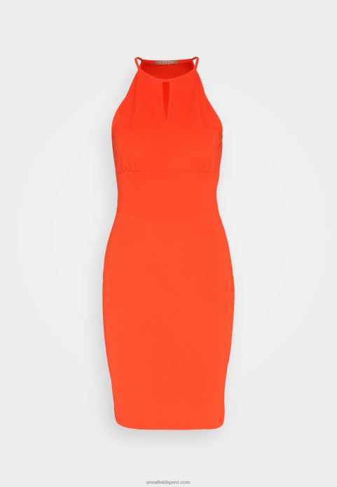 sievietes džersija kleita sarkana 2LHT152 Anna Field