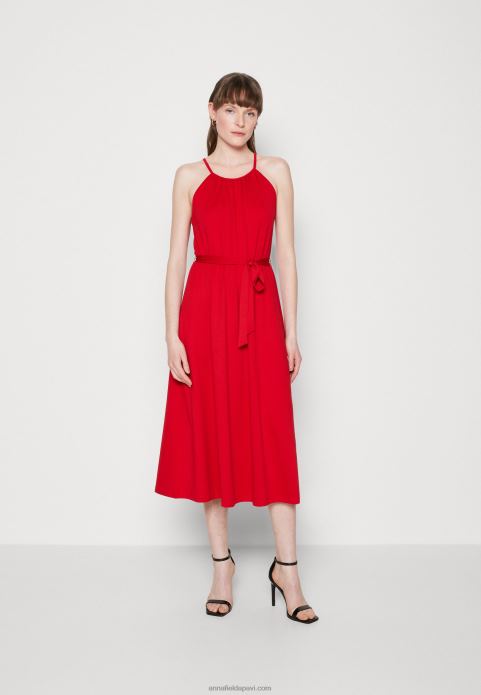 sievietes džersija kleita sarkana 2LHT52 Anna Field