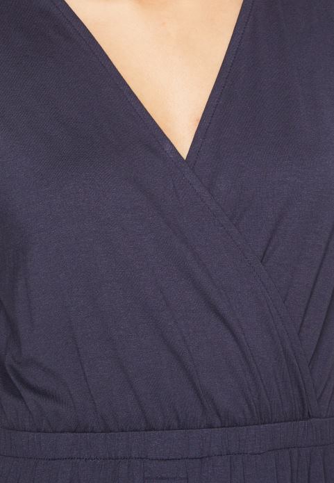 sievietes džersija kleita tumši zila 2LHT168 Anna Field