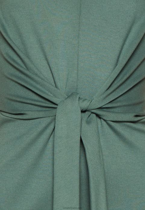 sievietes džersija kleita zaļa 2LHT175 Anna Field