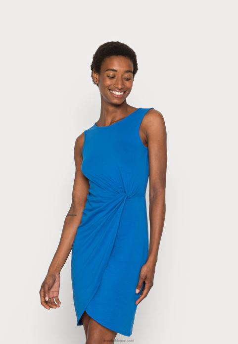 sievietes džersija kleita zila 2LHT126 Anna Field