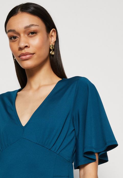 sievietes džersija kleita zila 2LHT147 Anna Field