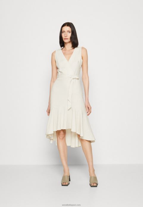 sievietes dienas kleita bēša 2LHT16 Anna Field