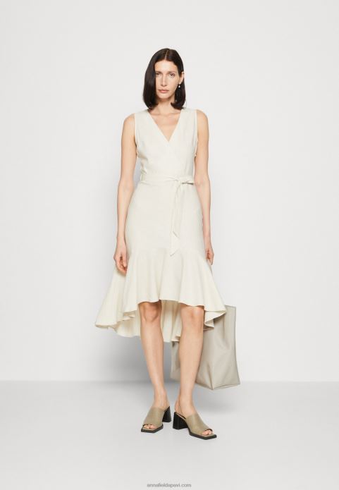 sievietes dienas kleita bēša 2LHT16 Anna Field