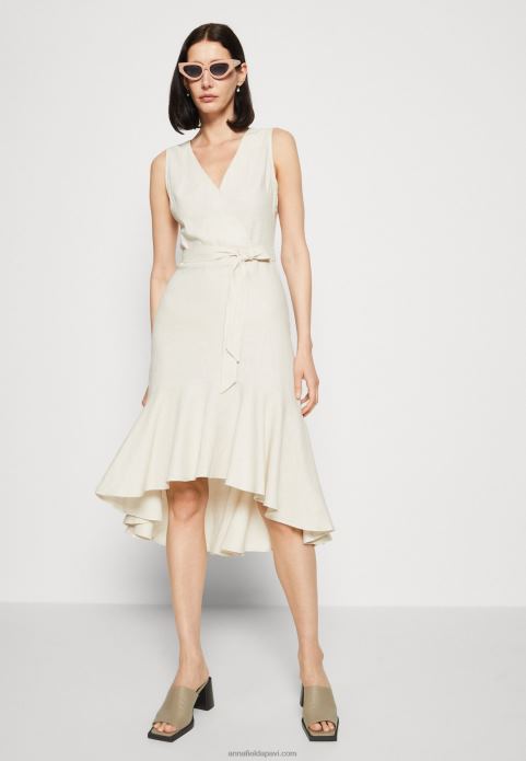 sievietes dienas kleita bēša 2LHT16 Anna Field