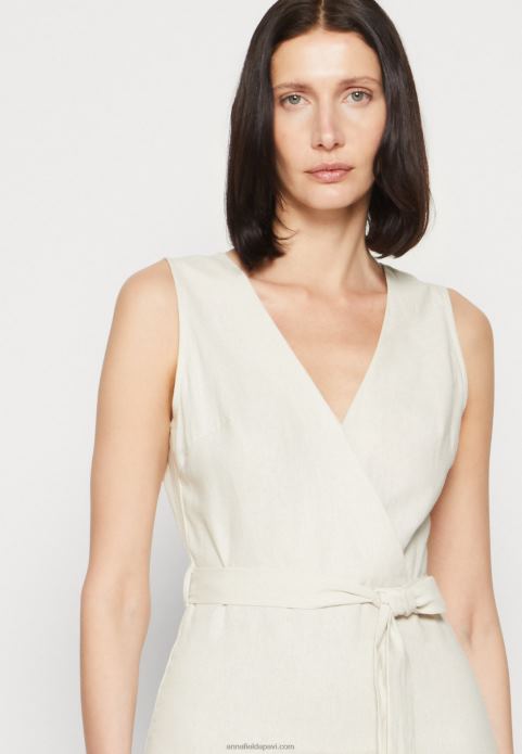 sievietes dienas kleita bēša 2LHT16 Anna Field