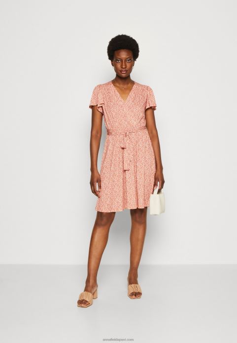 sievietes dienas kleita brūna/balta 2LHT3 Anna Field