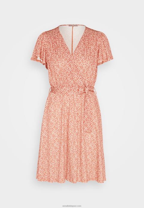 sievietes dienas kleita brūna/balta 2LHT3 Anna Field