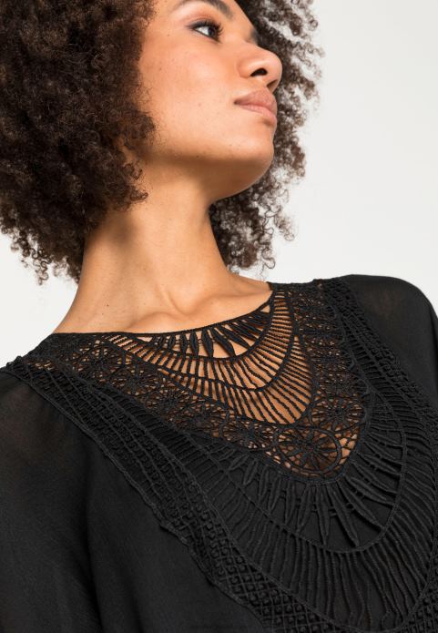 sievietes dienas kleita melna 2LHT12 Anna Field