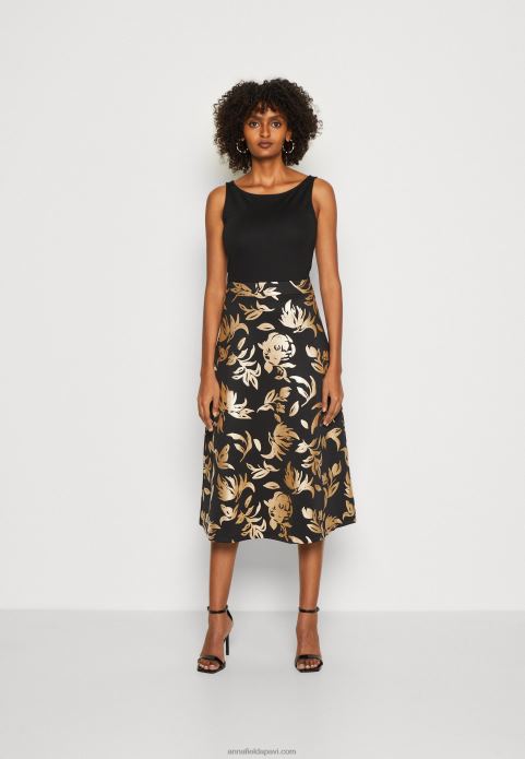 sievietes dienas kleita melna 2LHT24 Anna Field