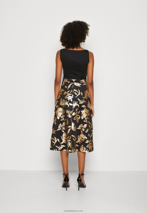 sievietes dienas kleita melna 2LHT24 Anna Field
