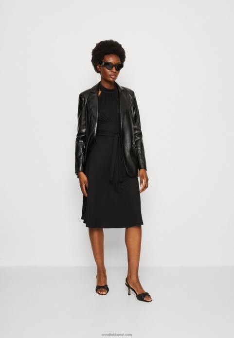 sievietes dienas kleita melna 2LHT26 Anna Field