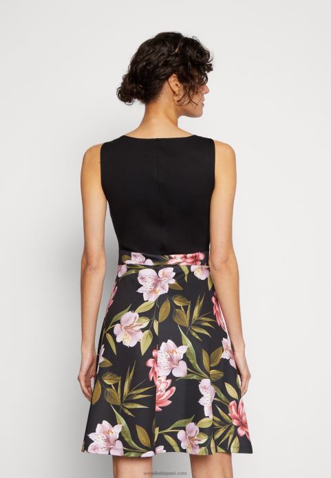 sievietes dienas kleita melna/melna/rozā 2LHT15 Anna Field