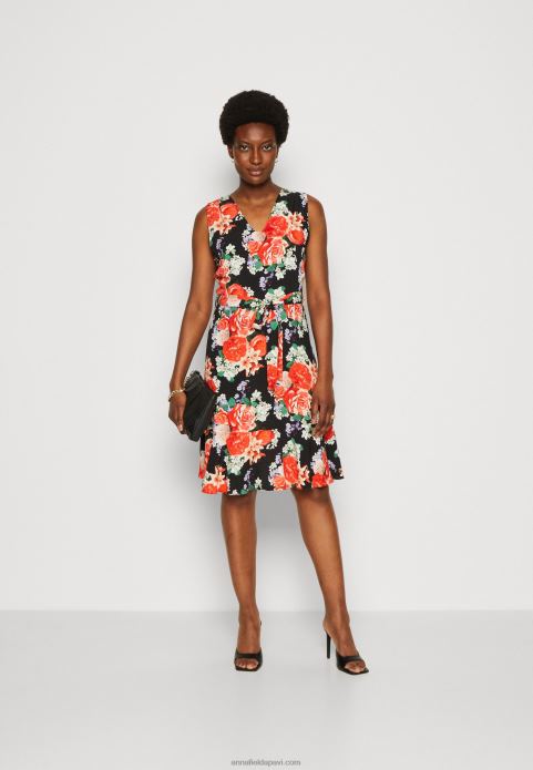 sievietes dienas kleita melna/sarkana 2LHT17 Anna Field