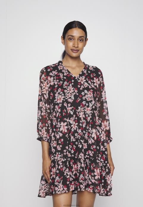 sievietes dienas kleita rozā/melna/daudzkrāsaina 2LHT31 Anna Field