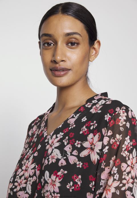 sievietes dienas kleita rozā/melna/daudzkrāsaina 2LHT31 Anna Field