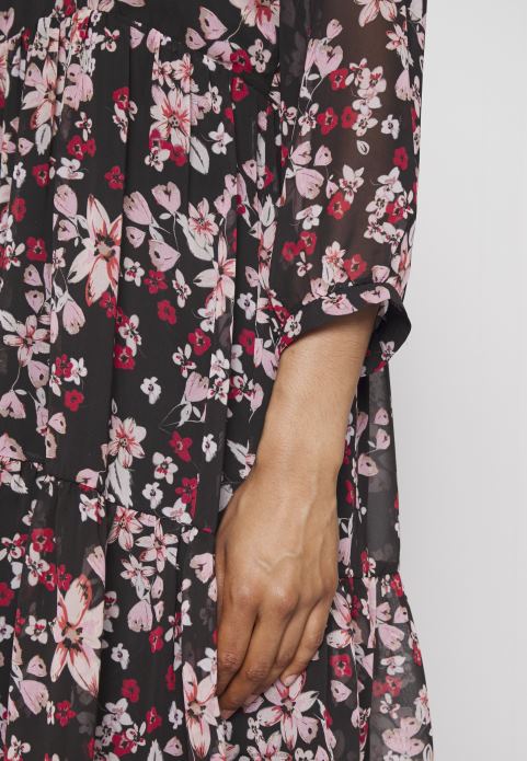 sievietes dienas kleita rozā/melna/daudzkrāsaina 2LHT31 Anna Field