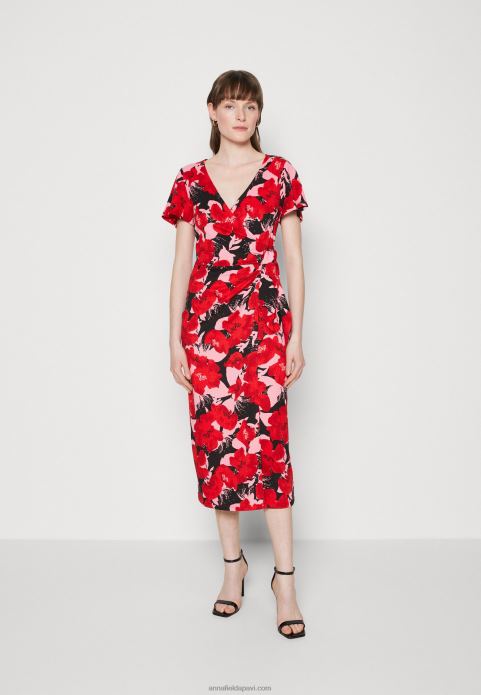 sievietes dienas kleita sarkana/rozā 2LHT19 Anna Field