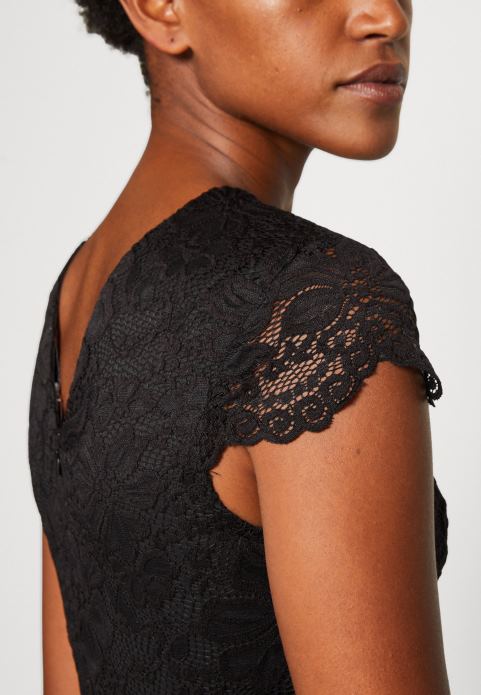 sievietes kokteiļkleita ballīšu kleita melna 2LHT64 Anna Field