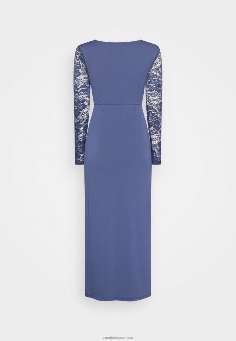 sievietes kokteiļkleita ballīšu kleita zila 2LHT34 Anna Field