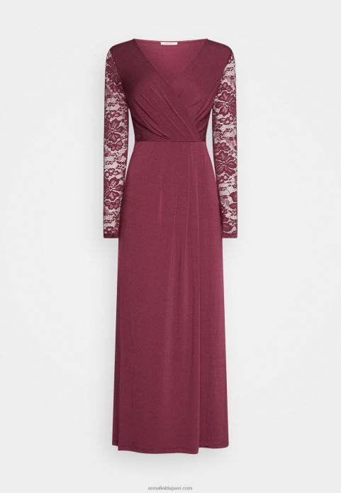 sievietes kokteiļkleitu ballīšu kleita violeta 2LHT35 Anna Field