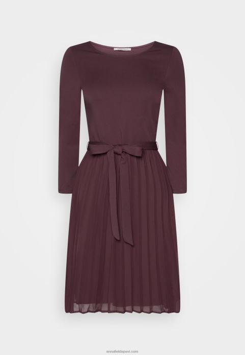 sievietes kokteiļkleitu ballīšu kleita violeta 2LHT53 Anna Field