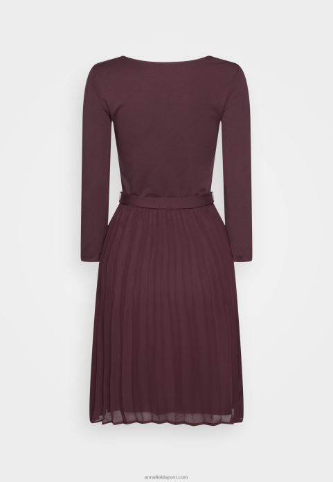 sievietes kokteiļkleitu ballīšu kleita violeta 2LHT53 Anna Field