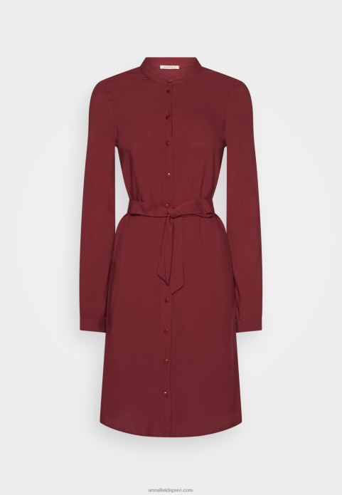 sievietes kreklkleita tumši sarkana 2LHT84 Anna Field