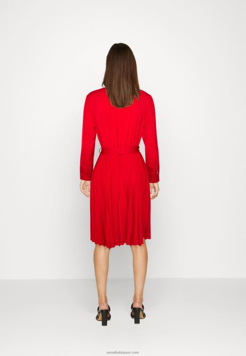 sievietes kreklkleita tumši sarkana 2LHT85 Anna Field