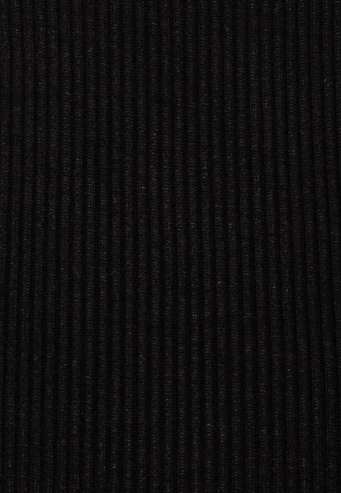 sievietes laiva ausschnitt mini stricckleid mit geschweiften rndern džemperkleita melna 2LHT230 Anna Field