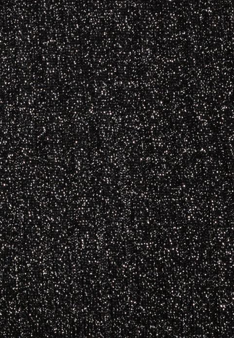 sievietes lurex v-ausschnitt midi stricckleid shift kleita melna 2LHT197 Anna Field