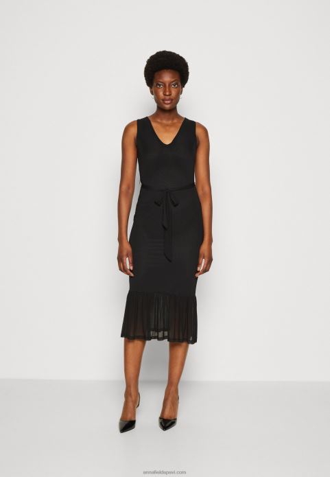 sievietes maiņu kleita melna 2LHT208 Anna Field