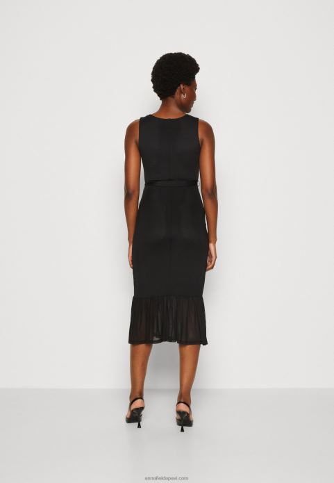 sievietes maiņu kleita melna 2LHT208 Anna Field