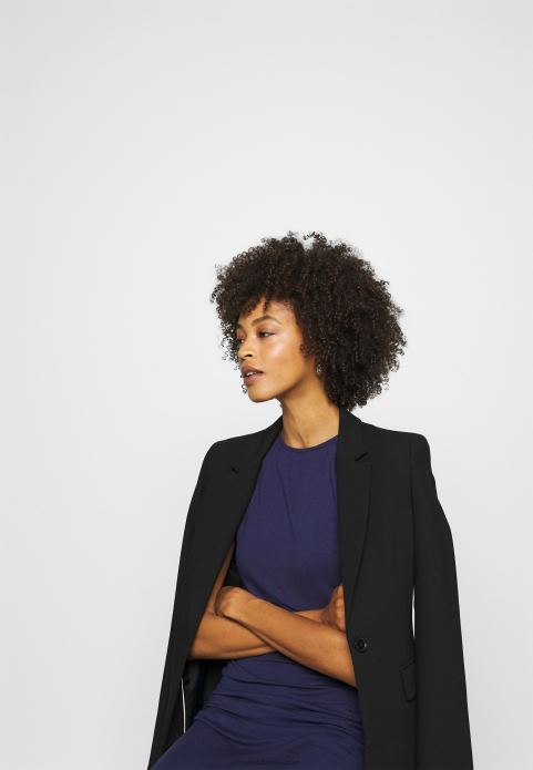 sievietes maiņu kleita vakara zila 2LHT122 Anna Field