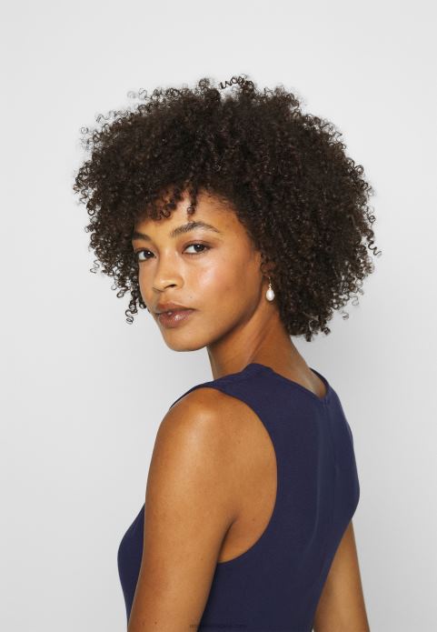 sievietes maiņu kleita vakara zila 2LHT122 Anna Field