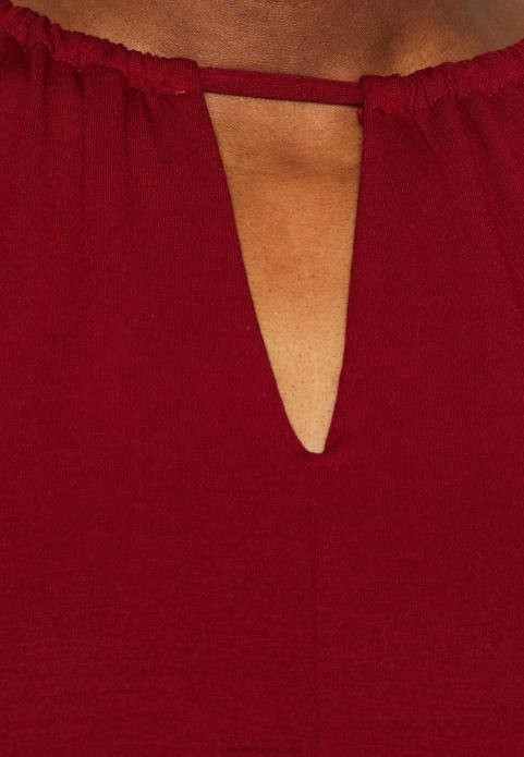 sievietes maxi kleita tumši sarkana 2LHT125 Anna Field