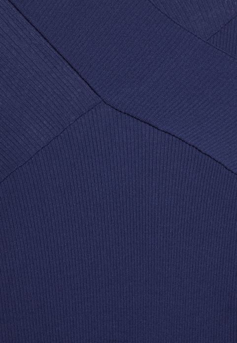 sievietes v ausschnitt bodycon midi stricckleid shift kleita tumši zila 2LHT214 Anna Field