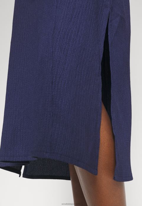 sievietes v priekšējā pludmales kleita maksi kleita zila 2LHT220 Anna Field