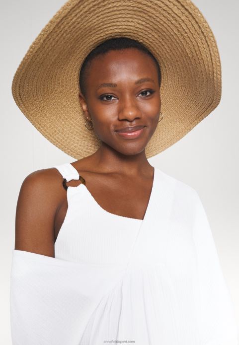 sievietes v priekšējā pludmales kleita maxi kleita weiss 2LHT222 Anna Field