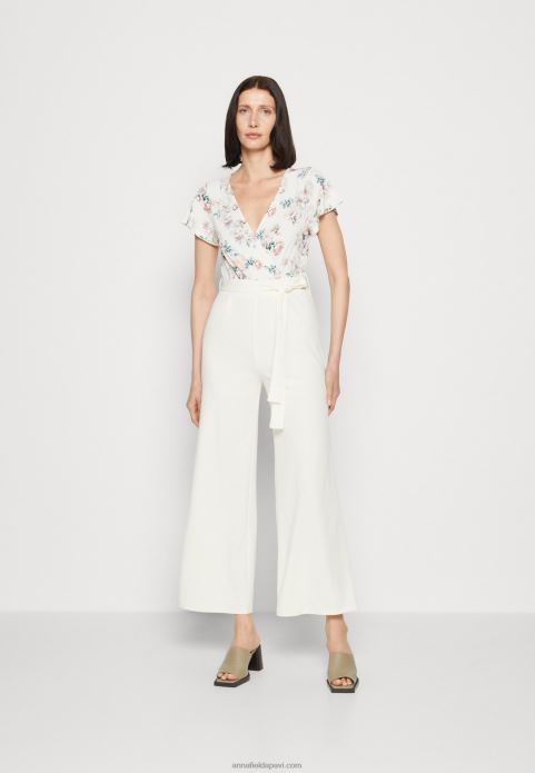 sievietes kombinezons bēšs/balts 2LHT880 Anna Field