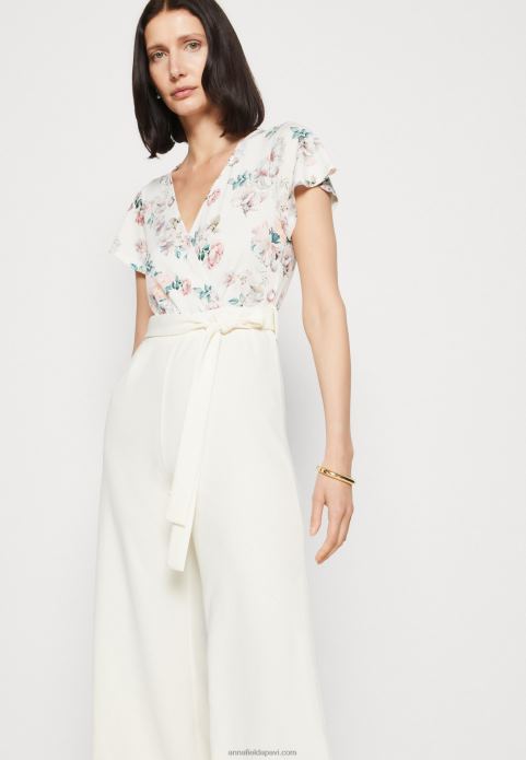 sievietes kombinezons bēšs/balts 2LHT880 Anna Field