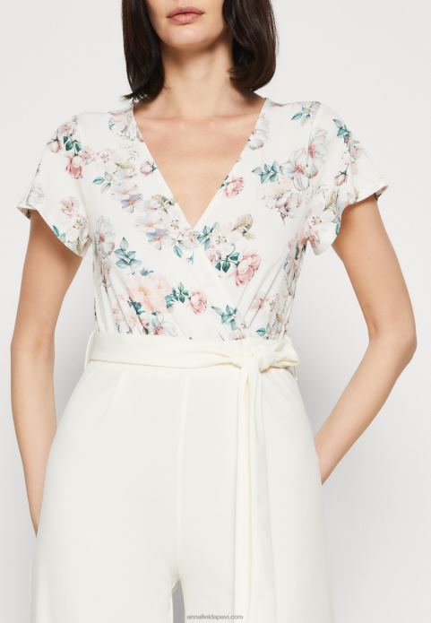 sievietes kombinezons bēšs/balts 2LHT880 Anna Field