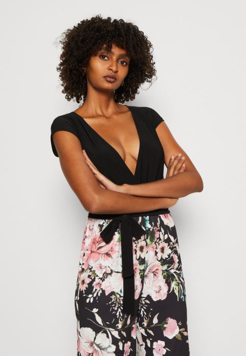 sievietes kombinezons melns/daudzkrāsains 2LHT873 Anna Field