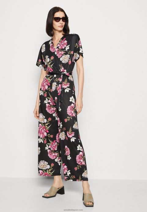 sievietes kombinezons melns/daudzkrāsains 2LHT888 Anna Field