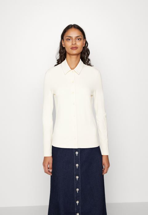 sievietes pogām blūze gandrīz balta 2LHT672 Anna Field