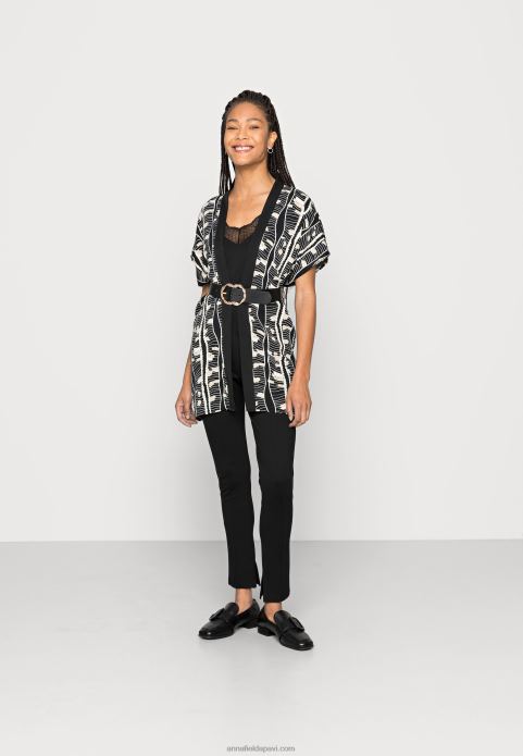 sievietes vasaras apmetnis tunika melna 2LHT706 Anna Field