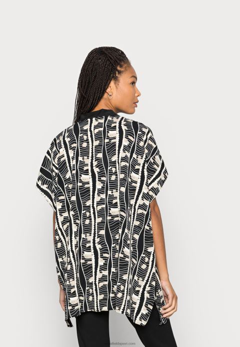 sievietes vasaras apmetnis tunika melna 2LHT706 Anna Field