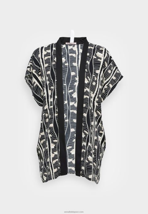 sievietes vasaras apmetnis tunika melna 2LHT706 Anna Field