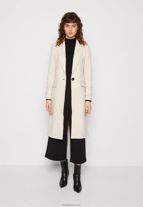 sievietes klasisks mētelis bēšs 2LHT911 Anna Field