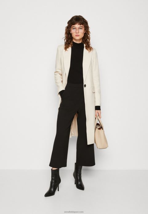 sievietes klasisks mētelis bēšs 2LHT911 Anna Field